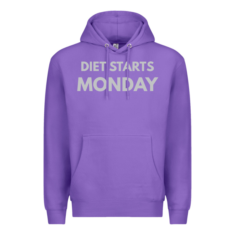 Diet Starts Monday Premium Hoodie by linhVisuals | Teevron