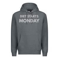 Rock diet starts monday Premium Hoodie - linhVisuals