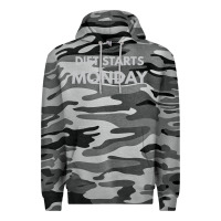 Slate Camo diet starts monday Premium Hoodie - linhVisuals
