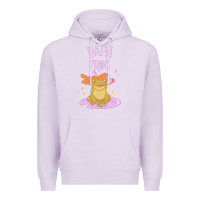 Lilac papa frog Premium Hoodie - linhVisuals
