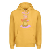 Mustard papa frog Premium Hoodie - linhVisuals