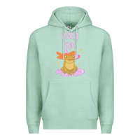 Seafoam papa frog Premium Hoodie - linhVisuals