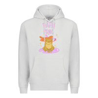 Dove Grey papa frog Premium Hoodie - linhVisuals