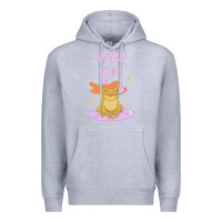 Heather Grey papa frog Premium Hoodie - linhVisuals