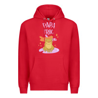 Red papa frog Premium Hoodie - linhVisuals