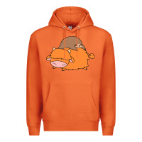 Carrot sloth and highland cow Premium Hoodie - linhVisuals