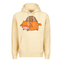 Pina Colada sloth and highland cow Premium Hoodie - linhVisuals