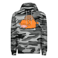Slate Camo sloth and highland cow Premium Hoodie - linhVisuals