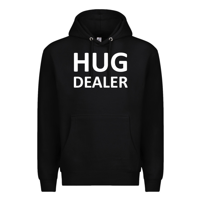 Hug Dealer Premium Hoodie by linhVisuals | Teevron