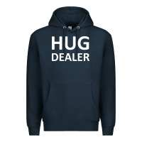Navy hug dealer Premium Hoodie - linhVisuals