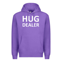 Purple hug dealer Premium Hoodie - linhVisuals