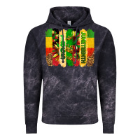 Cloud Black juneteenth brushstrokes Vintage Hoodie - BarkalooDesign