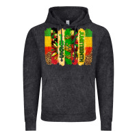 Vintage Black juneteenth brushstrokes Vintage Hoodie - BarkalooDesign