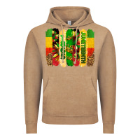 Vintage Coffee juneteenth brushstrokes Vintage Hoodie - BarkalooDesign