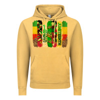 Vintage Mustard juneteenth brushstrokes Vintage Hoodie - BarkalooDesign