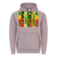 Vintage Zinc juneteenth brushstrokes Vintage Hoodie - BarkalooDesign
