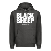 Charcoal Heather black sheep Premium Hoodie - linhVisuals