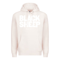 Pale Pink black sheep Premium Hoodie - linhVisuals