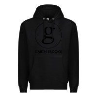 Black garth brooks Premium Hoodie - linhVisuals