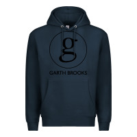 Navy garth brooks Premium Hoodie - linhVisuals