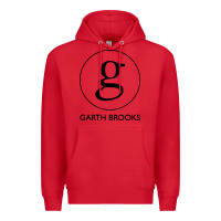 Red garth brooks Premium Hoodie - linhVisuals