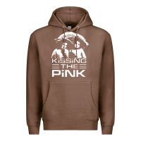 Chestnut gift for men kissing the pink Premium Hoodie - linhVisuals