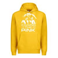 Lemon gift for men kissing the pink Premium Hoodie - linhVisuals