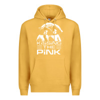 Mustard gift for men kissing the pink Premium Hoodie - linhVisuals