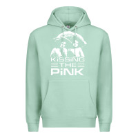 Seafoam gift for men kissing the pink Premium Hoodie - linhVisuals