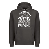 Smoke gift for men kissing the pink Premium Hoodie - linhVisuals