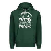 Sports Green gift for men kissing the pink Premium Hoodie - linhVisuals