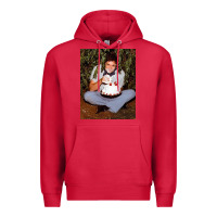 Cardinal johnny cash eating cake in a bush Premium Hoodie - linhVisuals