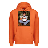 Carrot johnny cash eating cake in a bush Premium Hoodie - linhVisuals