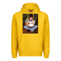 Lemon johnny cash eating cake in a bush Premium Hoodie - linhVisuals