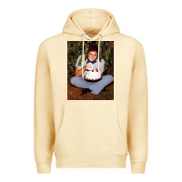 Pina Colada johnny cash eating cake in a bush Premium Hoodie - linhVisuals