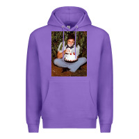Johnny Cash Eating Cake In A Bush Premium Hoodie | Teevron