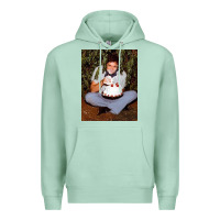 Seafoam johnny cash eating cake in a bush Premium Hoodie - linhVisuals
