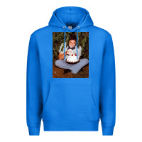 True Royal johnny cash eating cake in a bush Premium Hoodie - linhVisuals