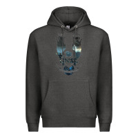 Charcoal Heather unsc Premium Hoodie - linhVisuals