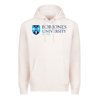 Pale Pink bob jones university, greenville Premium Hoodie - linhVisuals