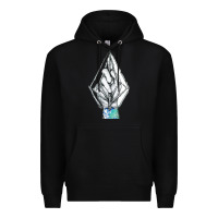 Black volcom Premium Hoodie - linhVisuals