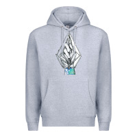 Heather Grey volcom Premium Hoodie - linhVisuals