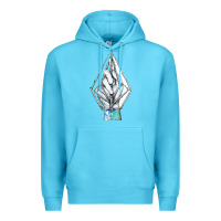 Ocean Blue volcom Premium Hoodie - linhVisuals
