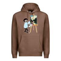 Chestnut bob sloth Premium Hoodie - linhVisuals