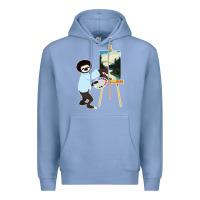 Colony Blue bob sloth Premium Hoodie - linhVisuals