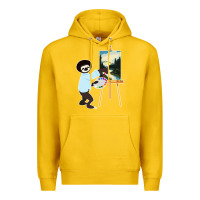 Lemon bob sloth Premium Hoodie - linhVisuals