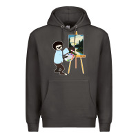 Smoke bob sloth Premium Hoodie - linhVisuals