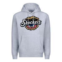 Heather Grey biloxi shuckers Premium Hoodie - linhVisuals