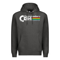 Charcoal Heather #commodore 64 Premium Hoodie - linhVisuals