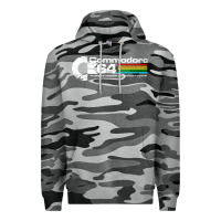 Slate Camo #commodore 64 Premium Hoodie - linhVisuals
